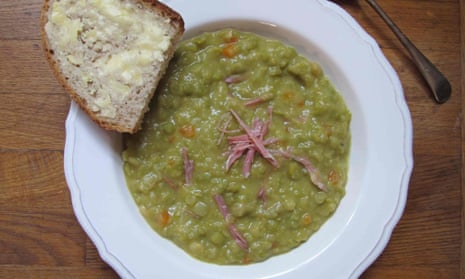 The perfect pea and ham soup