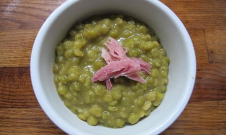 Tom Norrington-Davies's pea and ham soup