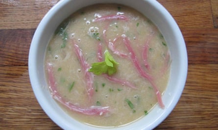 Paul Gayler's pea and ham soup