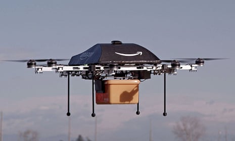 Amazon drone testing, America - 02 Dec 2013
