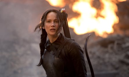 Dangerous woman? Jennifer Lawrence as Katniss in The Hunger Games