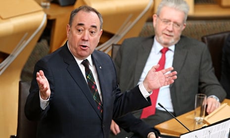 Alex Salmond at his final first minister's questions