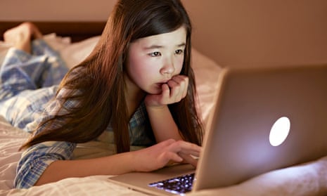 Children going online