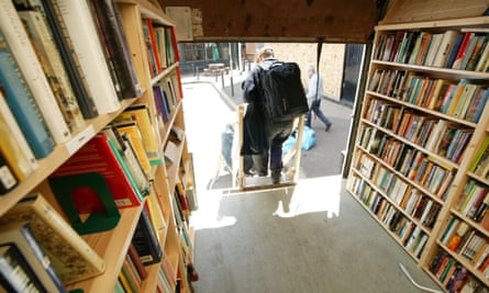 The Quaker Homeless Action mobile library which lends books to homeless people in London