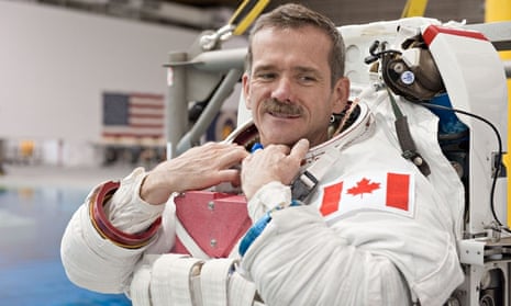 Chris Hadfield became famous for his antics aboard the International Space Station.