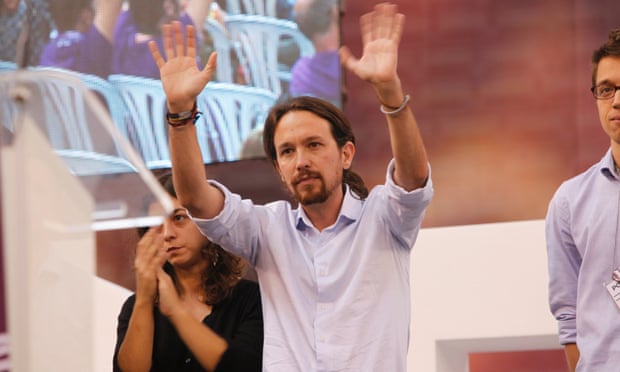 Pablo Iglesias of Spain's Podemos movement.