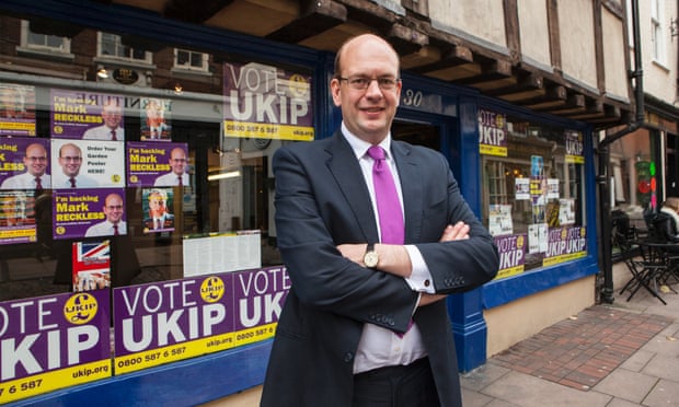 Mark Reckless, the UKIP candidate for the Rochester and Strood byelection.