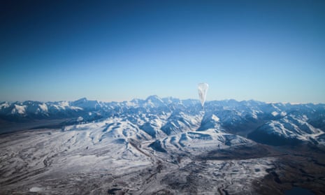 Google's Project Loon has so far test-flown internet balloons over New Zealand