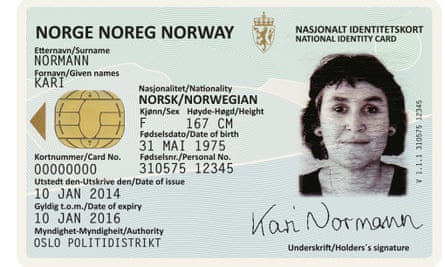 Neue have also designed a new ID card, which also features the Norwegian landscape in the background.