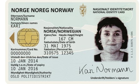 Neue have also designed a new ID card, which also features the Norwegian landscape in the background.
