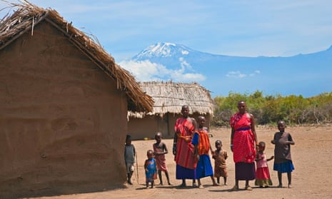 Masai family