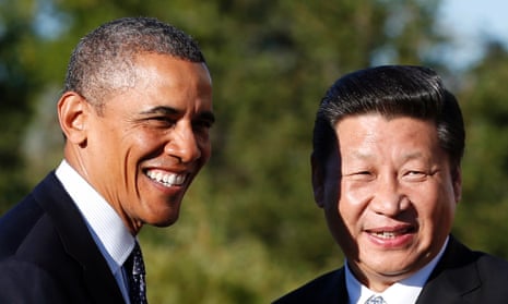 US president Barack Obama and China's president Xi Jinping signed a deal to curb their countries' carbon emissions.