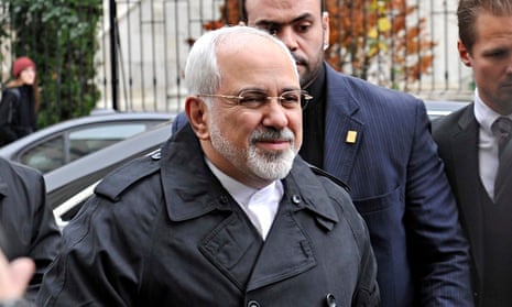 The Iranian foreign minister, Mohammad Javad Zarif