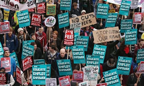 Thousands Of Students March In Support Of Education And The Welfare State