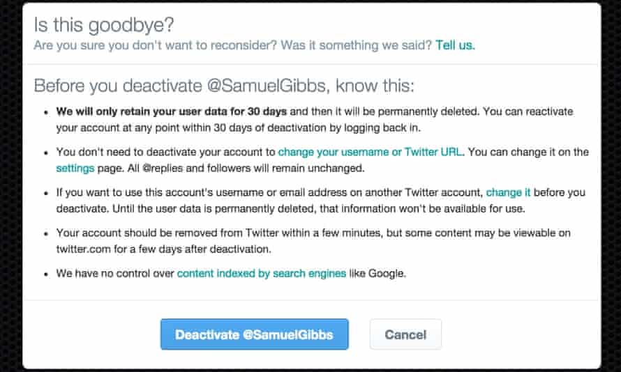 Twitter Just Made Every Public Tweet Findable Here S How To Delete Yours Twitter The Guardian Twitter Just Made Every Public Tweet Findable Here S How To Delete Yours Twitter The Guardian