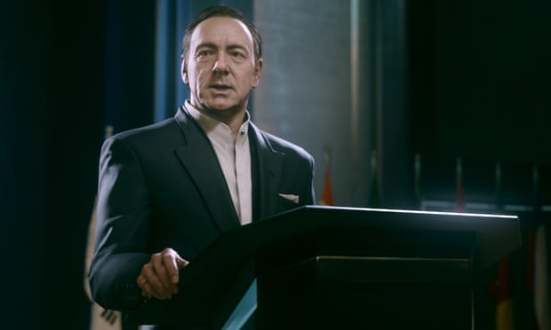 Kevin Spacey as Jonathan Irons in Call of Duty: Advanced Warfare.