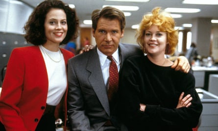 Weaver, Ford and Griffiths in Working Girl.