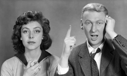 The Mike Nichols and Elaine May quick-fire comedy duo in 1958.