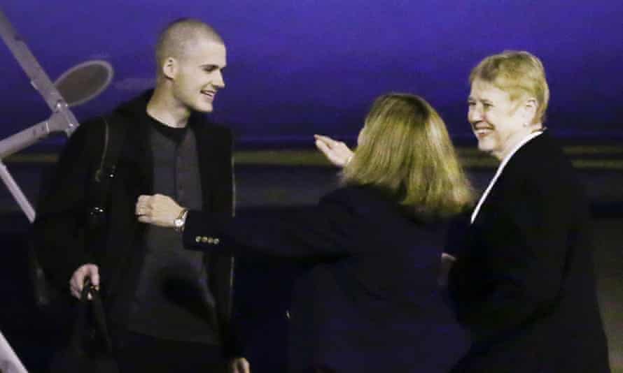 Matthew Miller arrived back on US soil on Saturday 8 November 2014, after he and Bae were freed during a top-secret mission by James Clapper, US director of national intelligence.