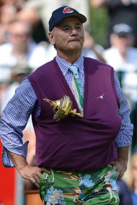 Bill Murray at the Ryder Cup in 2012
