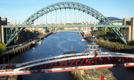 Tyne triumph … readers voted Newcastle their favourite UK city
