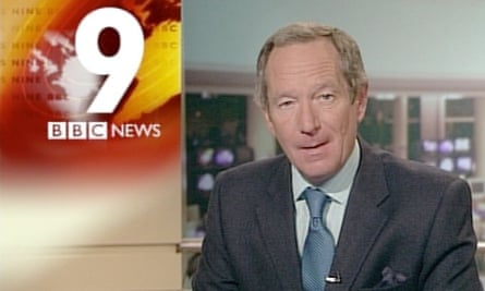 Michael Buerk on the Nine O'Clock News.
