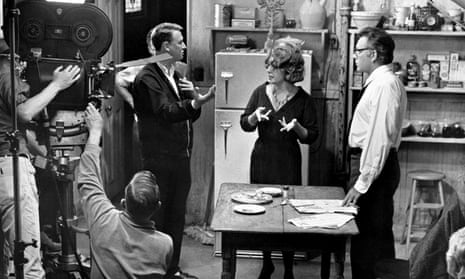 MIKE_NICHOLS on the set of Who'se Afraid of Virginia Woolf