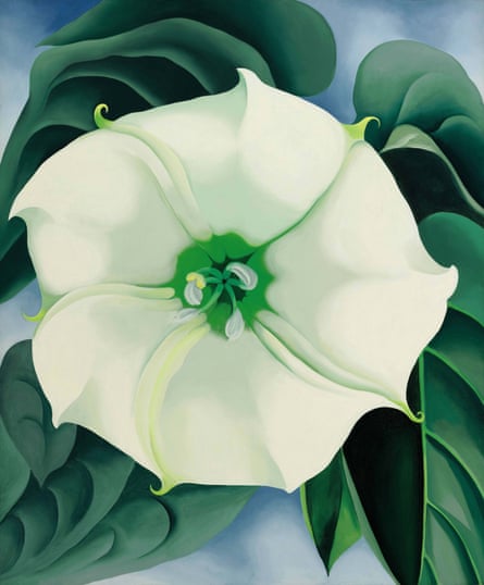 Georgia O'Keeffe's 1932 painting Jimson Weed/White Flower No. 1, which has sold for $44.4m