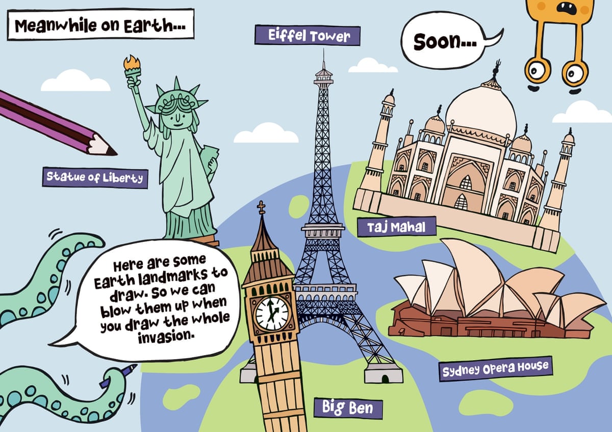 How To Draw An Alien Invasion Children S Books The