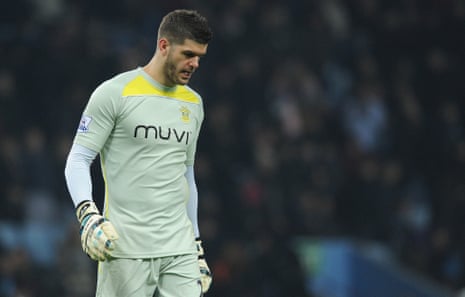 Fraser Forster cuts a dejected figure.
