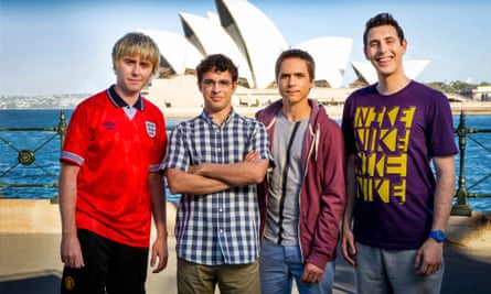 Publicity stills on the set of The Inbetweeners 2 movie 'The Long Goodbye'