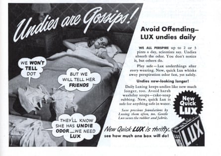 A 1920s Lux advert used vagina-guilt to sell a totally unrelated product.