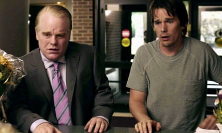 Hawke with Philip Seymour Hoffman in Before The Devil Knows You're Dead.