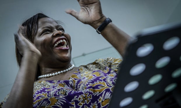 Stella Mendonça, who returned from overseas to teach Mozambicans to sing.