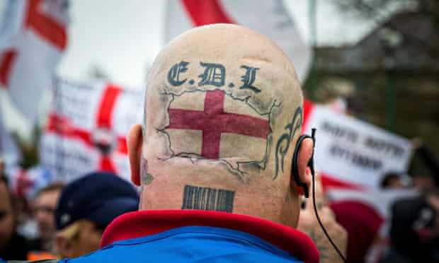 An English Defence League member