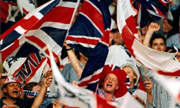 England fans during Euro 96