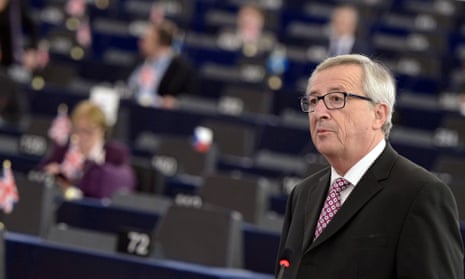 EU Commission chief Jean-Claude Juncker speaks to unveil an eagerly awaited 315-billion-euro investment plan to "kickstart" the economy,