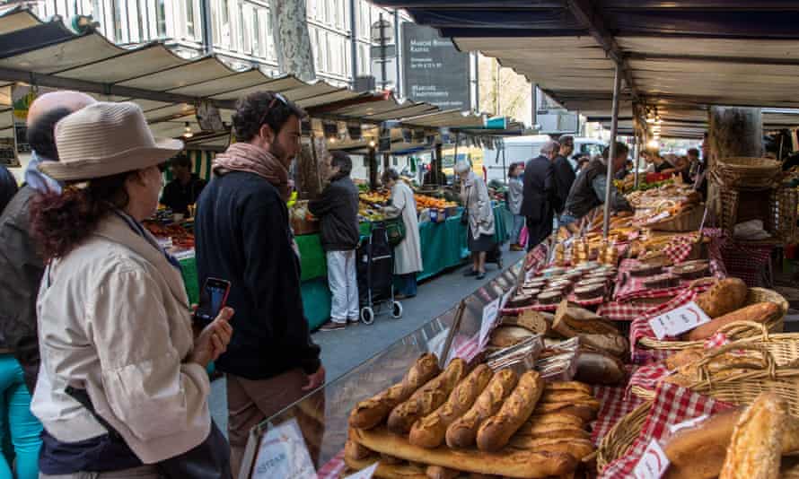 Organic Market, Boulevard Raspail, Paris, France