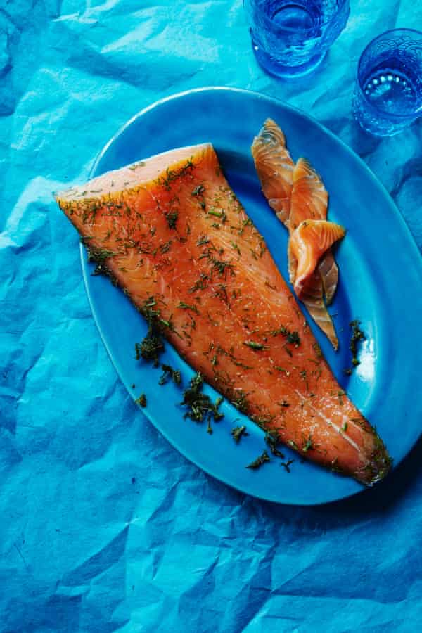 Cured salmon – or gravadlax – is a typical Scandi dish.