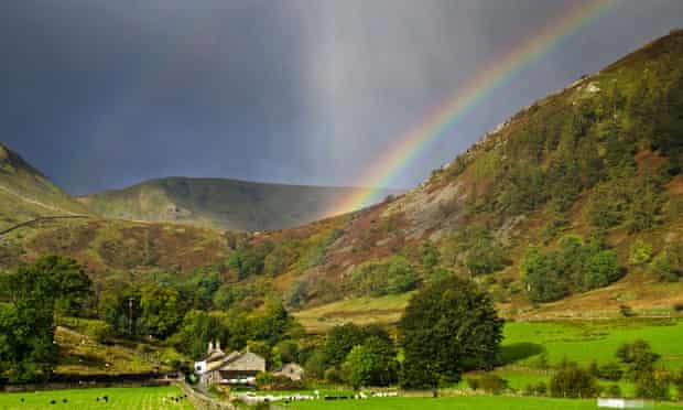A rainbow in the Lake District