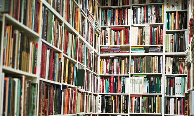 Walls of Books at Book Shop