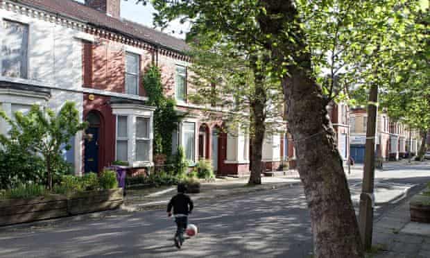 One of the streets in Toxteth revdeveloped by the Granby Four Streets community land trust.