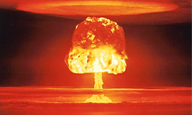 A US nuclear test over Bikini Atoll in 1954