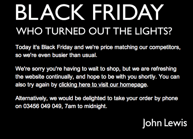 John Lewis - Black Friday