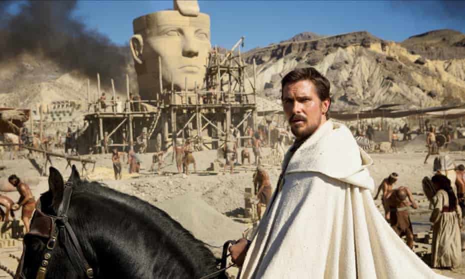 Christian Bale as Moses in Exodus: Gods and Men.