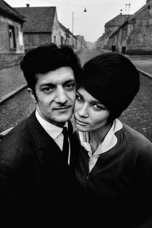 A gypsy couple, Kladno, Czechoslovakia, 1966