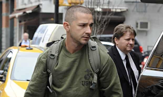Shia LaBeouf in New York earlier this month.