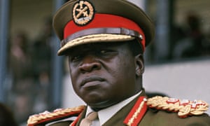 Ugandan leader Idi Amin, in military uniform