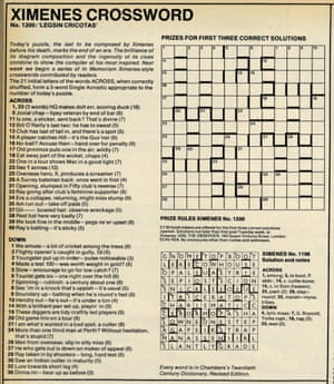 X is for Ximenes. There is a small collection of correspondence relating to Observer crossword compiler Ximenes (Derrick Macnutt) in the GNM Archive. It gives a fascinating insight into his popularity with puzzle solvers, many of whom attended a dinner to mark the 900th and 1000th Ximenean puzzles. The picture shows his last cryptic crossword, published in the Observer Magazine the year after he died.