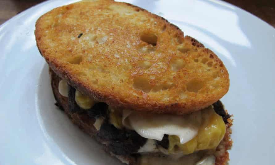 Daniel Doherty's grilled cheese sandwich